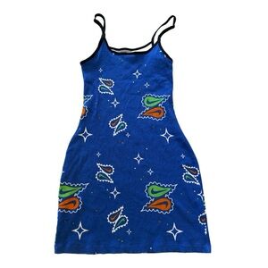 Nike blue mini dress 
Size S